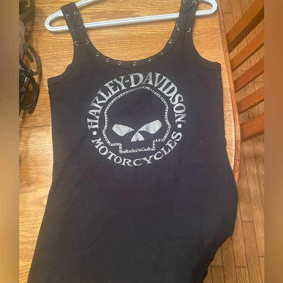 Harley Davidson ribbed tank top - Picture 2 of 2